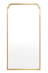 Isla - Floor Mirror - Gold Leaf