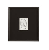 Form Study XII Framed Print - Black