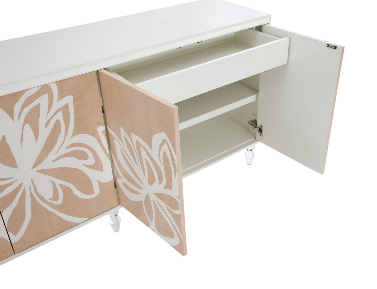 Winslet - Server - Light Brown / White