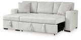 Wohlen - 2-Piece Sectional With Pop Up Sleeper And LAF Corner Chaise - Alloy