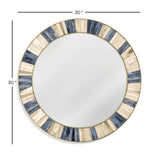 Keena - Wall Mirror - Blue