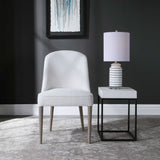 Brie - Armless Chair, Set Of 2 - White