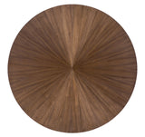 Eleana - Round Dining Table With One Leaf - Medium Wood