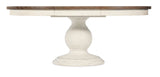 Americana - Round Pedestal Dining Table With One 22" Leaf