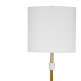 Alden - Table Lamp - White / Gold