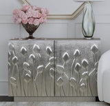 Petal - Bar Cabinet - German Silver