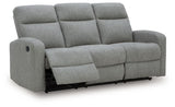 Gauntlet - 2 Pc. - Reclining Sofa And Loveseat - Sterling
