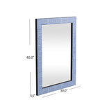 Cesar - Wall Mirror - Blue
