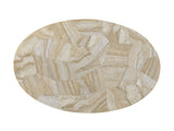 Island Fusion - Banyan Oval Accent Table - Dark Brown