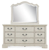 Arlendyne - Dresser And Mirror - Antique White
