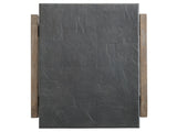 La Jolla - Cast Top Rectangular End Table - Dark Brown