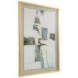 Crosswalk - Abstract Art - Gold