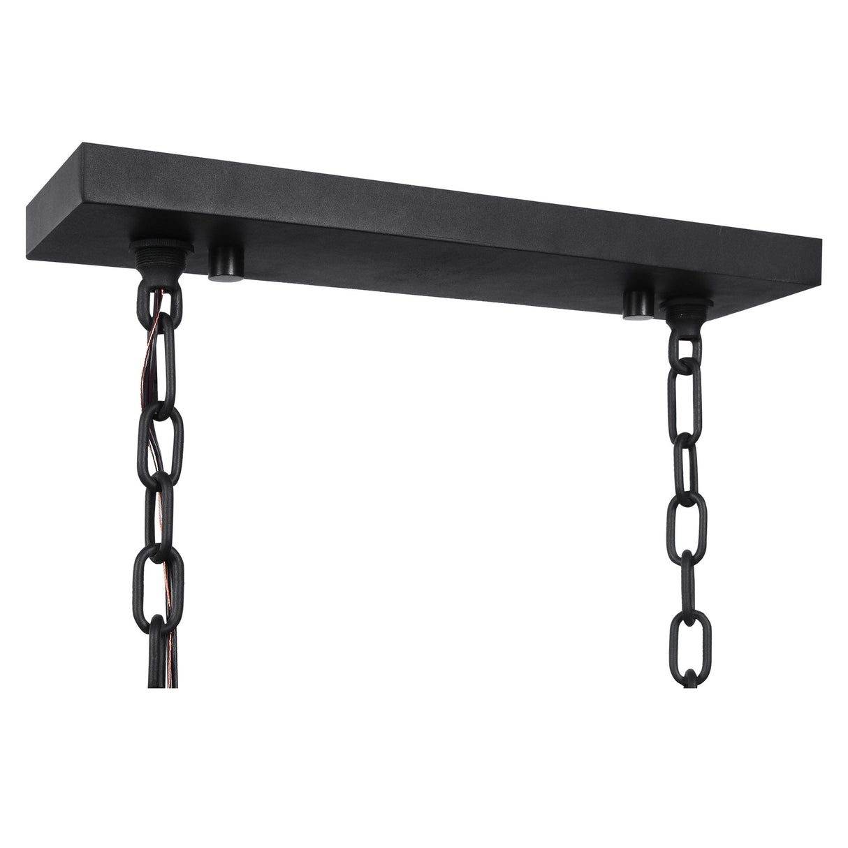 Jarsdel - 6 Light Industrial Island Light - Black