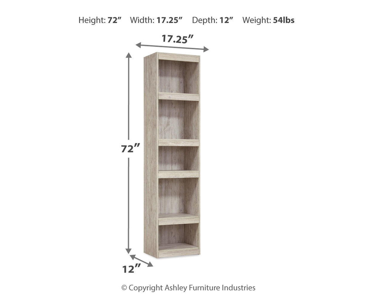 Willowton - Pier - 4 Shelves - Whitewash