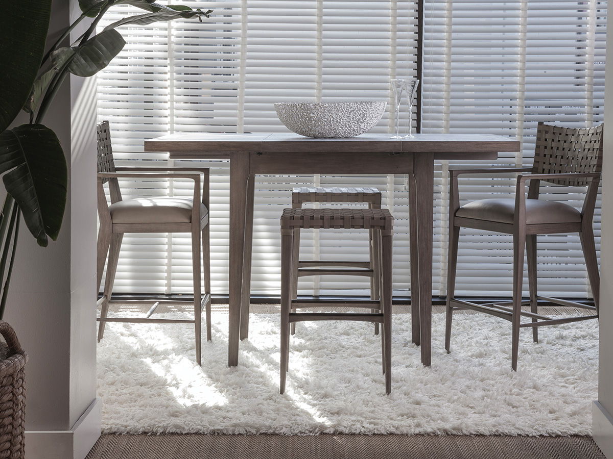 Cohesion Program - Milo Leather Backless Barstool