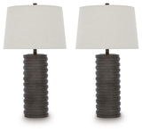 Neilett - Poly Table Lamp (Set of 2) - Antique Brown