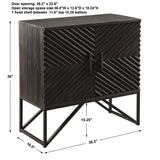 Zadie - Accent Cabinet - Ebony