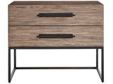 Dwell - Metal Base Nightstand