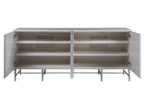 Signature Designs - Deepwater Media Console - White / Blue