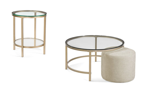Anderson - Round Cocktail Table - Gold