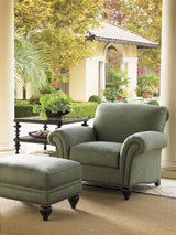 Royal Kahala - Edgewater Ottoman - Light Blue