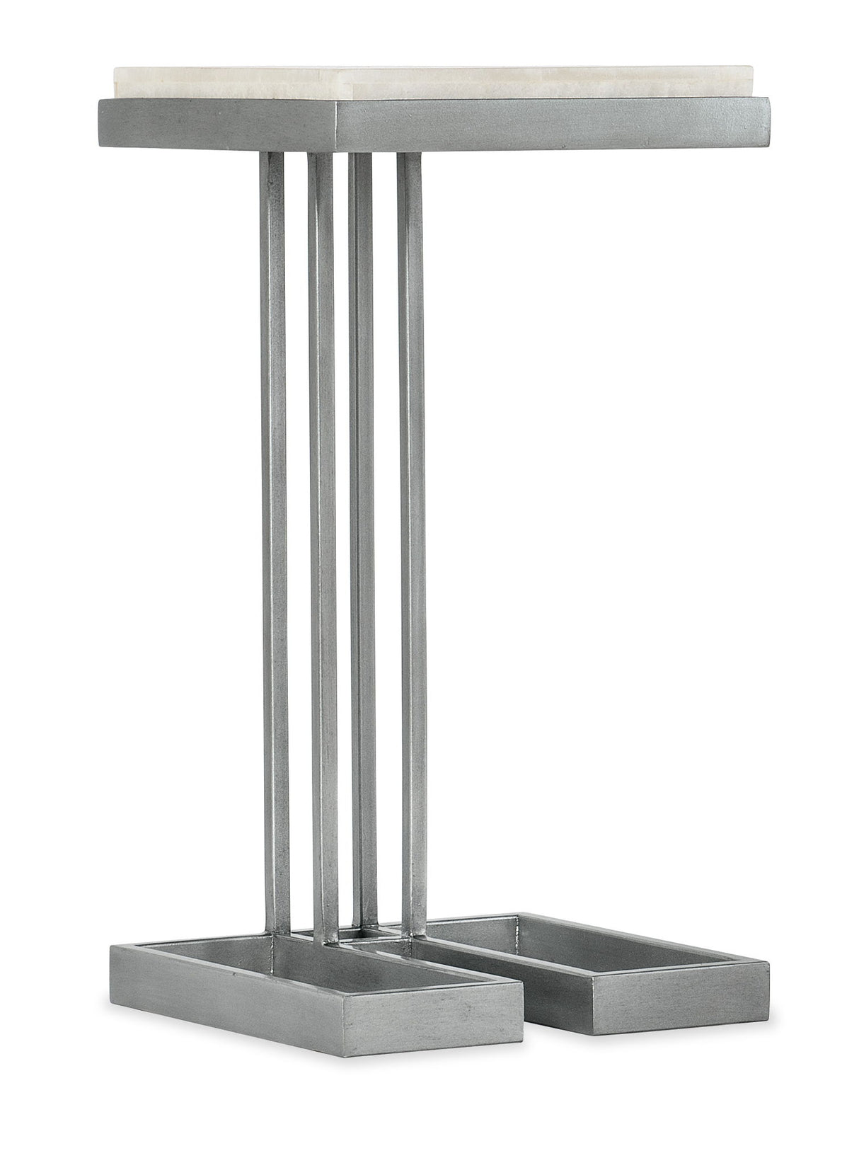Melange - Marin Drink Table - Pearl Silver