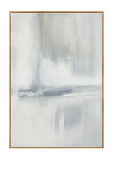 Framed Canvas Calm Reflection - Silver