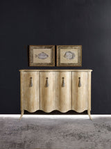 Melange - Draped Credenza - Light Brown