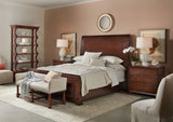 Charleston - Three-Drawer Wood Nightstand - Dark Brown