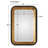 Niva - Metallic Wall Mirror - Gold