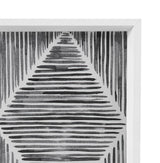 Vibrato III Framed Print - Gray