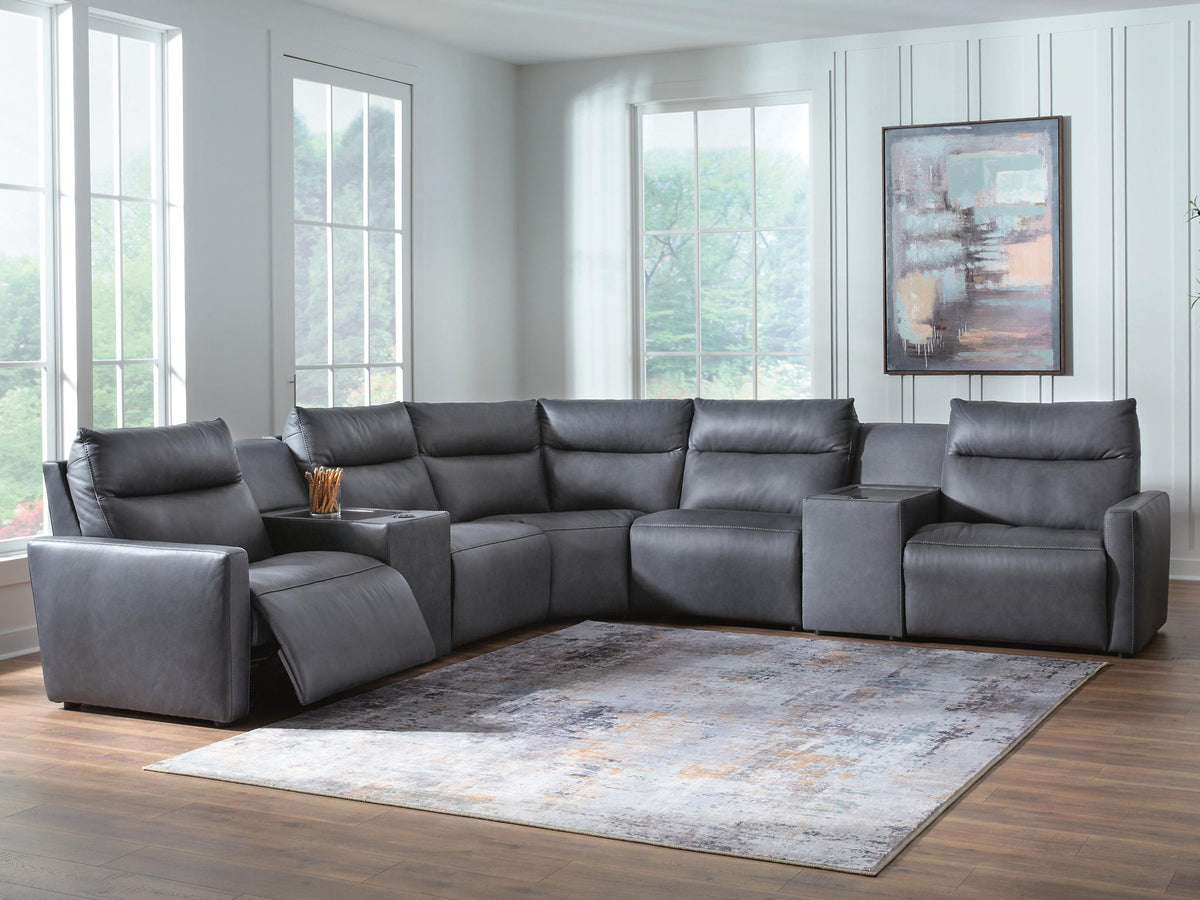 Modz 24 ModZ - Power Reclining Sectional – Domestic Possessions