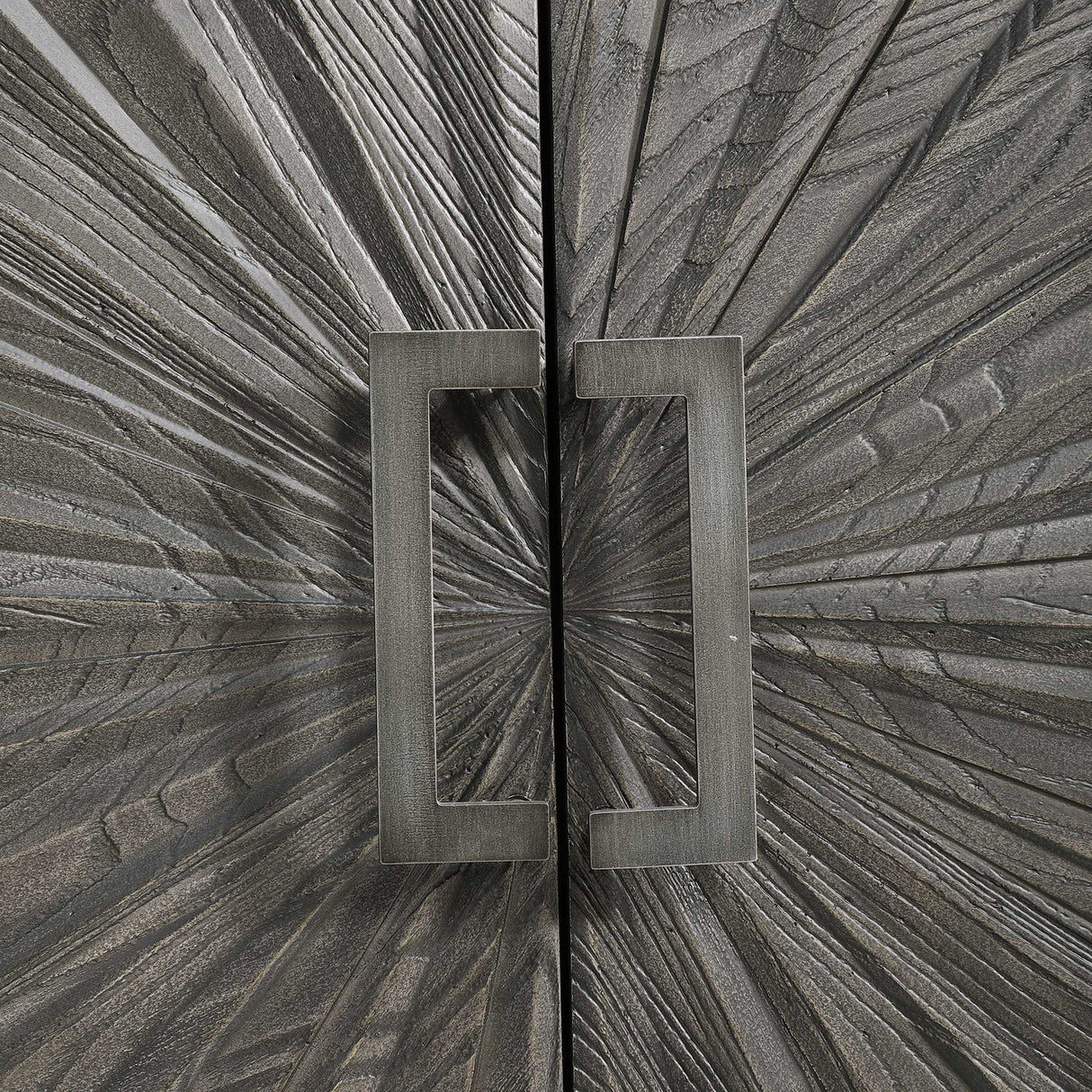 Shield - Oak 2 Door Cabinet - Gray