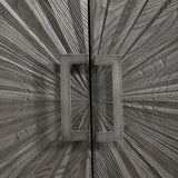 Shield - Oak 2 Door Cabinet - Gray