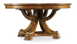 Tynecastle - Round Pedestal Dining Table With One 18" Leaf