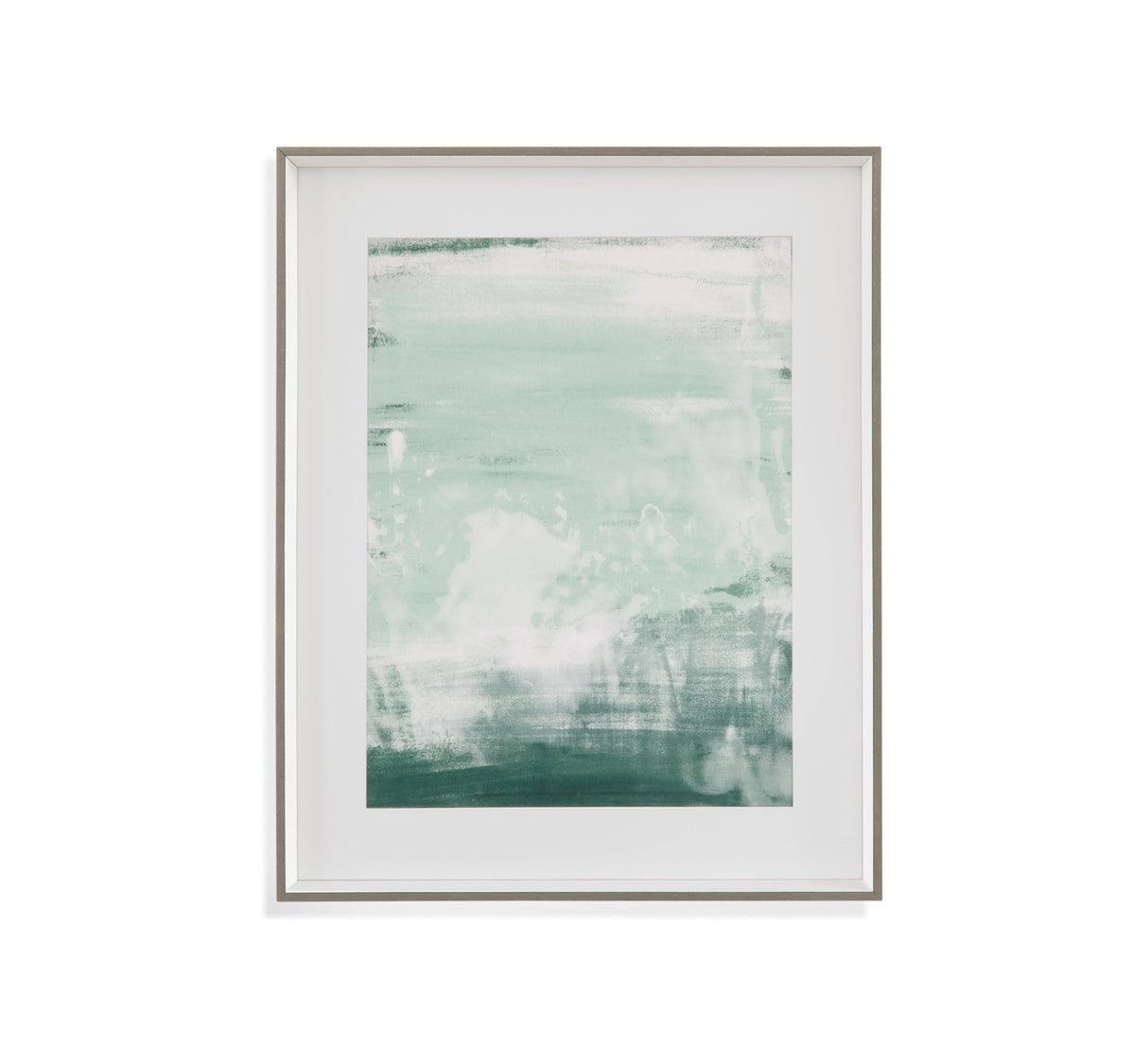 Coastal Patina I Framed Print - Green