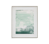 Coastal Patina I Framed Print - Green