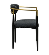 Jenson - Dining Chair - Black / Gold