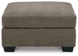 Mahoney - Oversized Accent Ottoman - Chocolate