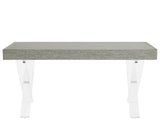 Oasis - Seascape Writing Desk - Gray / White