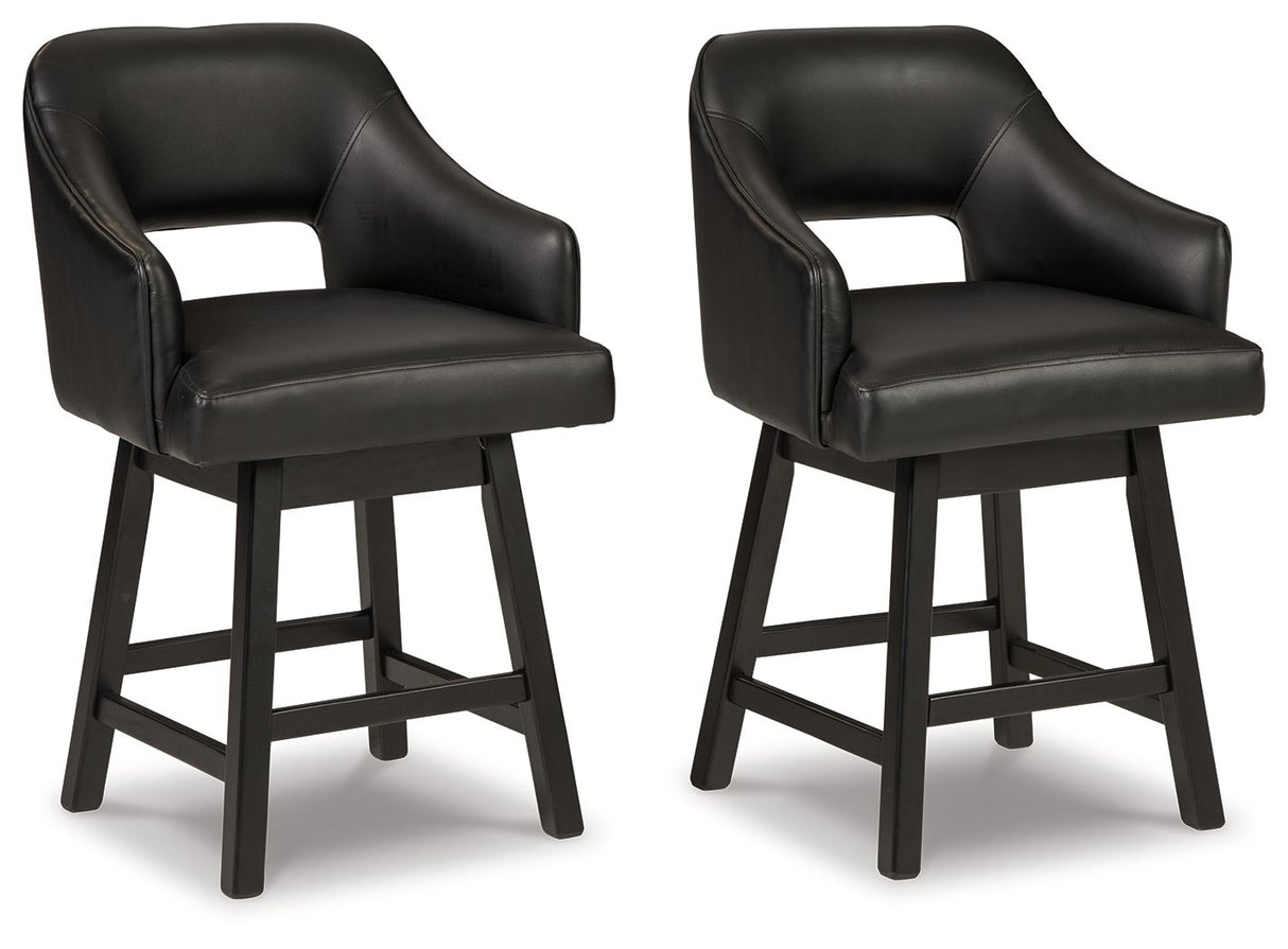 Tallenger - Upholstered Swivel Barstool (Set of 2)