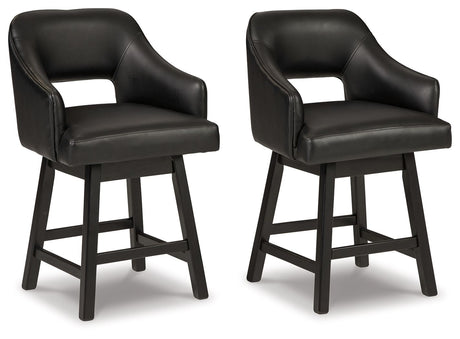 Tallenger - Upholstered Swivel Barstool (Set of 2)