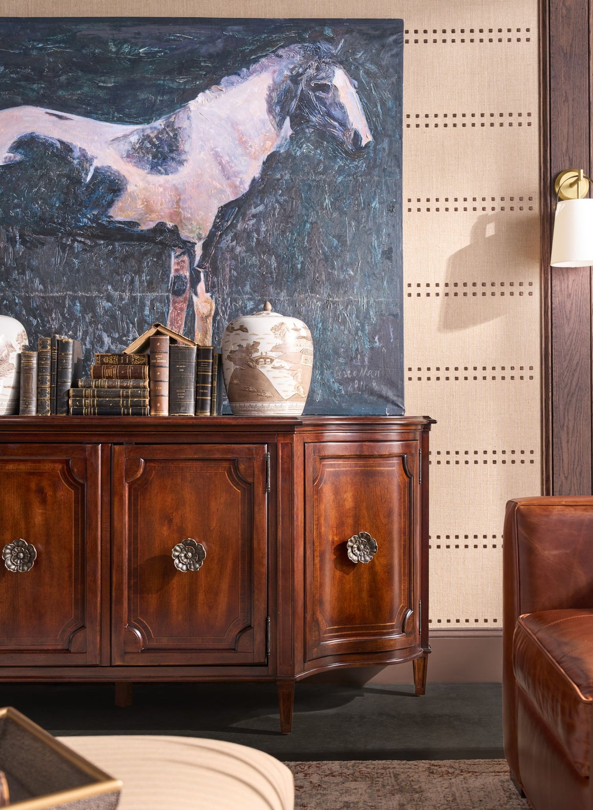 Charleston - Four-Door Buffet - Dark Brown