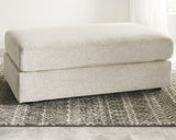 Soletren - Oversized Accent Ottoman - Stone