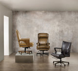 EC - Tucker Executive Swivel Tilt Chair - Dark Brown