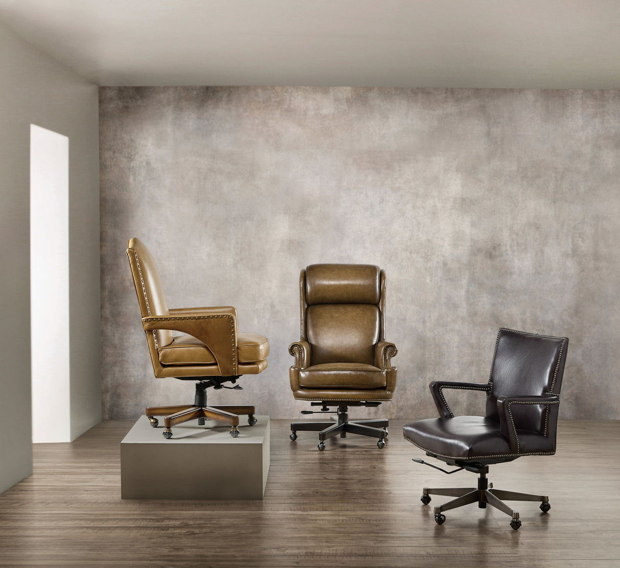 EC - Rochelle Executive Swivel Tilt Chair - Light Brown