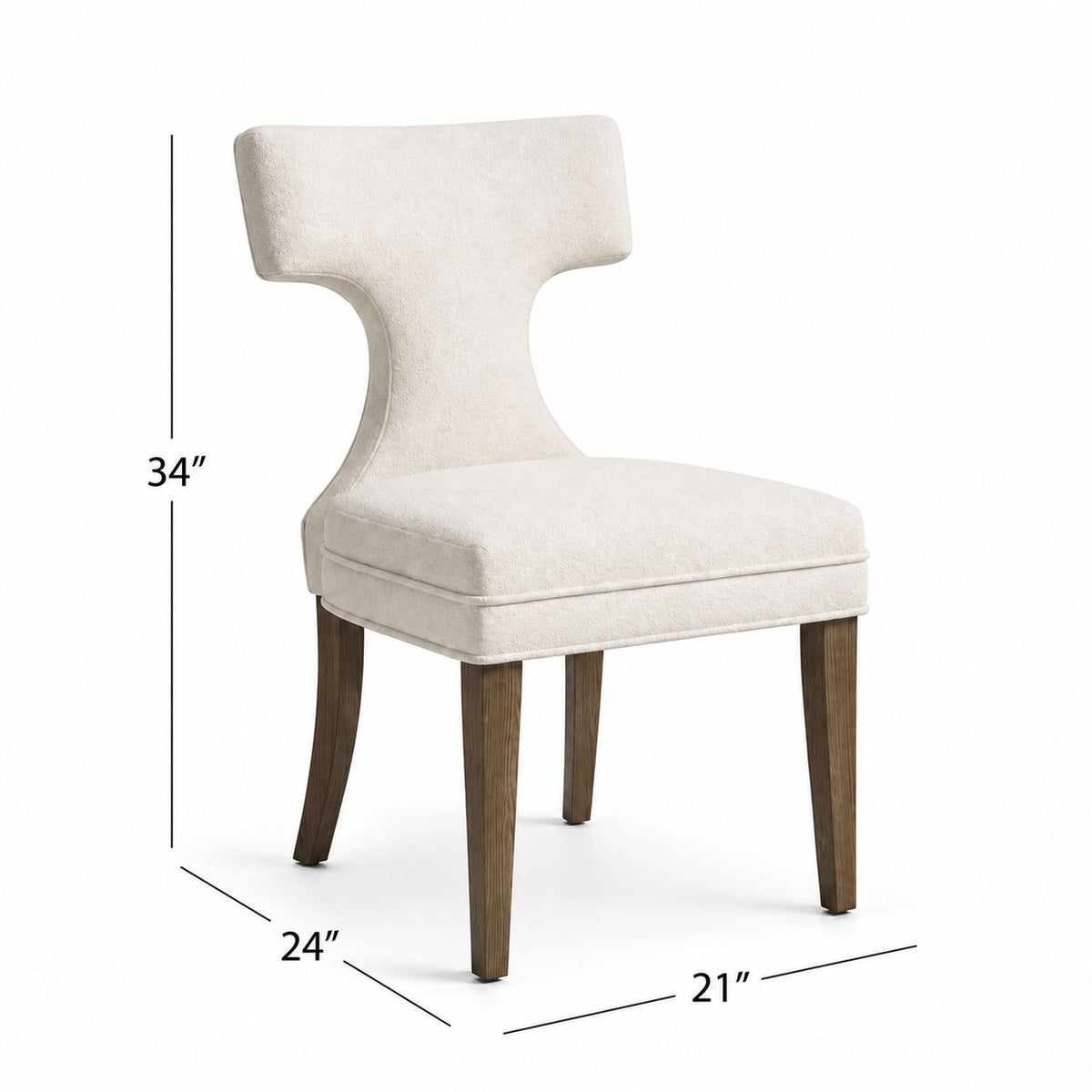Oliver - Dining Chair (Set of 2) - Cream