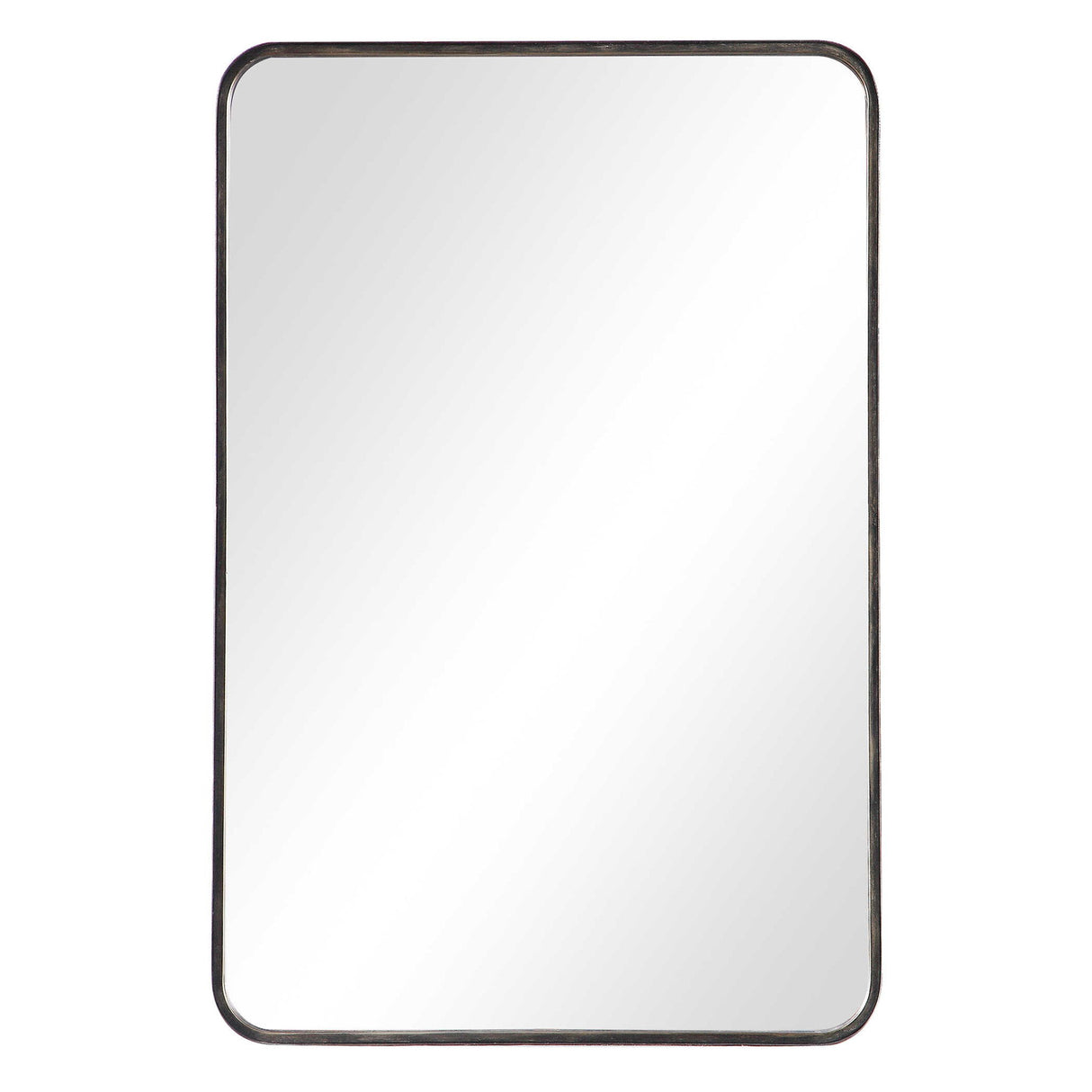 Mirror With Gold Highlights - Rich Dark Bronze