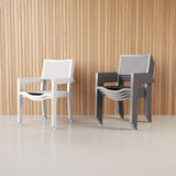 Vegas - Stackable Sling Dining Chair - Graphite