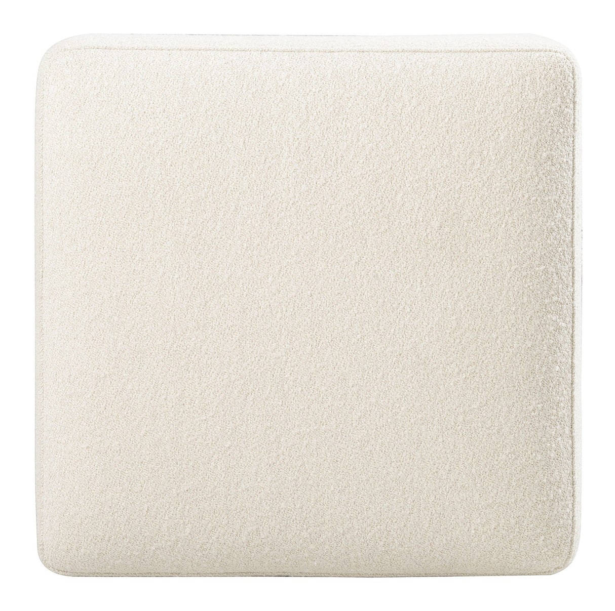 Melange - Dream Weaver Pouf - White